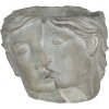Květináč 16x14x13 cm šedý 6TE0319S