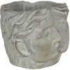 Květináč 16x14x13 cm šedý 6TE0319S