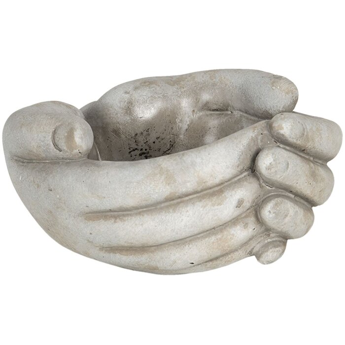 Květináč 18x16x9 cm béžový 6TE0329L