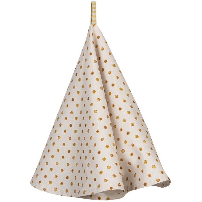 Kuchyňská utěrka Ø 80 cm béžová LEL48