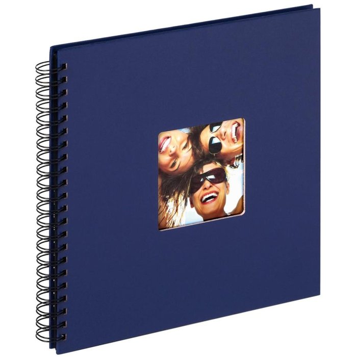 Spirálové album Walther Fun blue 30x30 cm 50 černých stran
