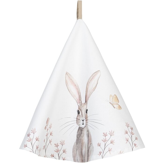 Kuchyňská utěrka Ø 80 cm béžová REB48