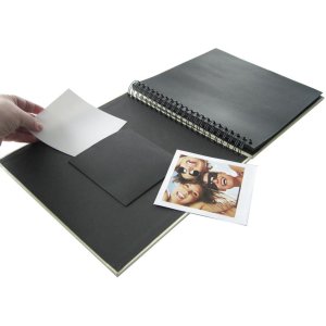 Spirálové album Walther Fun black 30x30 cm 50 černých stran