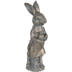 Dekorace králík 10x6x21 cm hnědá...