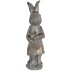 Dekorace králík 10x6x21 cm hnědá 6PR3088CH