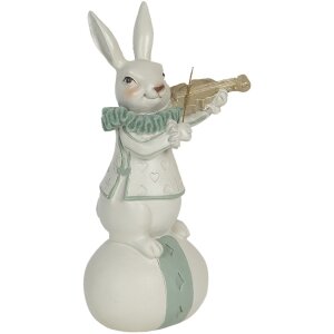 Dekorace králík 8x7x17 cm vícebarevná 6PR3157
