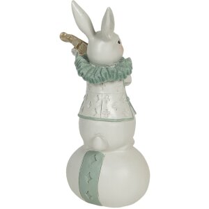 Dekorace králík 8x7x17 cm vícebarevná 6PR3157