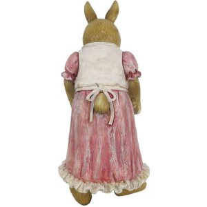 Clayre & Eef 6PR3325 Figurka králíka vícebarevná 9x8x17 cm polyresin
