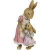 Clayre & Eef 6PR3325 Figurka králíka vícebarevná 9x8x17 cm polyresin