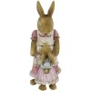Clayre & Eef 6PR3325 Figurka králíka vícebarevná 9x8x17 cm polyresin