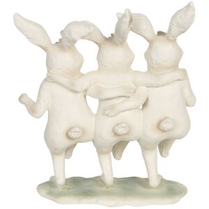 Dekorace tančící králík 16x9x19 cm vícebarevná 6PR3189