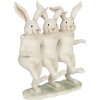 Dekorace tančící králík 16x9x19 cm vícebarevná 6PR3189