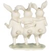 Dekorace tančící králík 16x9x19 cm vícebarevná 6PR3189