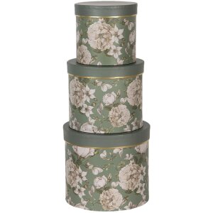 Krabice na klobouky (sada 3 ks) Ø 20x17 - Ø...