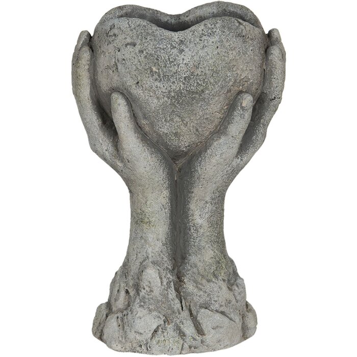 Květináč 19x13x34 cm šedý 6TE0318L