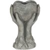 Květináč 19x13x34 cm šedý 6TE0318L