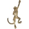 Nástěnný háček Clayre & Eef 6Y4168 Monkey Gold 8x6x19 cm Iron