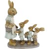 Dekorace králík 17x7x19 cm vícebarevná 6PR3285
