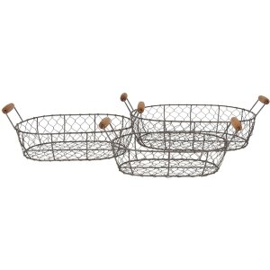 Košík (sada 2 ks) 42x27x15 - 38x23x14 -...