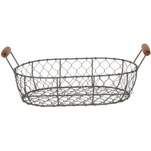 Košík (sada 2 ks) 42x27x15 - 38x23x14 - 34x19x13 cm hnědý 6Y3769