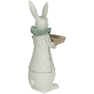 Clayre & Eef Dekorace králičí holčička 6PR3155 Polyresin 15x13x37 cm