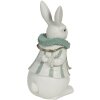 Dekorace králík 17x14x33 cm vícebarevná 6PR3154
