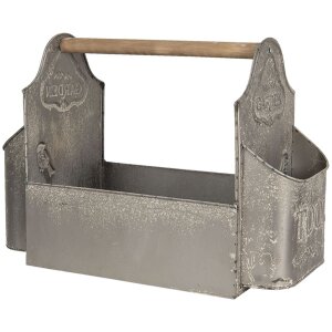 Dekorace Zahradní box na nářadí 50x26x23 cm šedý 6Y3924