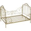 Pelíšek pro psy 80x53x58 cm zlatý 40180GO