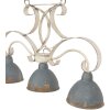 Závěsná lampa 60x15x42 cm E27-max 3x60W šedá 5LMP307