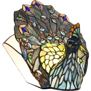 Stolní lampa Tiffany 32x30 cm E14-max 1x40W vícebarevná 5LL-6044