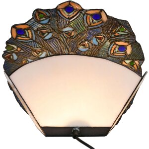 Stolní lampa Tiffany 32x30 cm E14-max 1x40W vícebarevná 5LL-6044