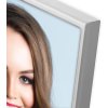 Kovový fotorámeček Silvia 15x20 cm stříbrný lesklý