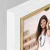 Dřevěný fotorámeček Ayas 15x20 cm bílý