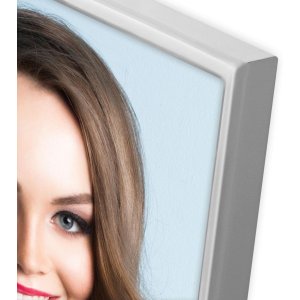 Kovový fotorámeček Silvia 2 fotografie 7x10 cm stříbrný