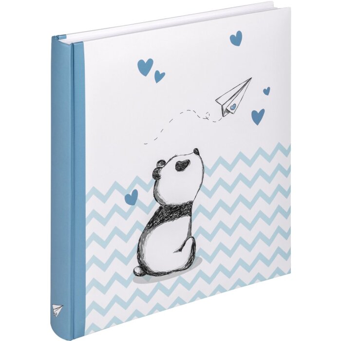 Walther Baby Album Little Panda modré 28x30,5 cm 50 bílých stran