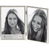 Walther dvojitý rámeček Chloe 2 fotografie 9x13 cm stříbrný lesklý formát na výšku