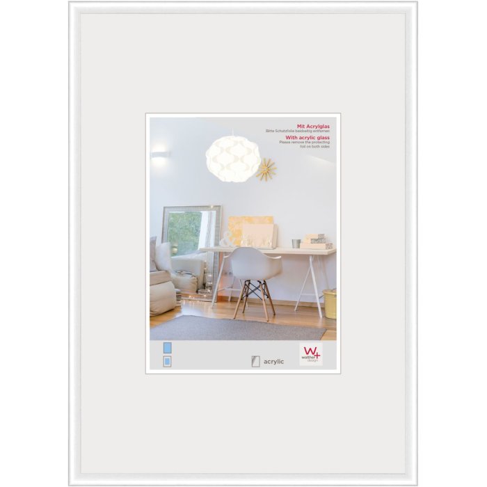 Rám na obraz New Lifestyle 70x100 cm bílé akrylové sklo