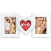 Fotorámeček Zafra 3 fotografie bílá a červená