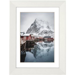 Dřevěný rám Oslo 40x50 cm bílý