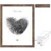 Deknudt dřevěný rám S45RH3AR hnědé antireflexní sklo 10x15 až 50x60 cm