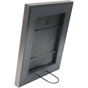 Plastový rám S41N stříbrný 15x15 cm sklo premium