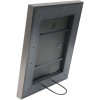 Plastový rám S41N stříbrný 15x15 cm sklo premium