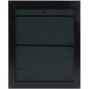 Plastový rám S41N stříbrný 15x15 cm sklo premium