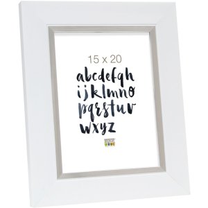 Plastový rám S41N bílý 13x18...