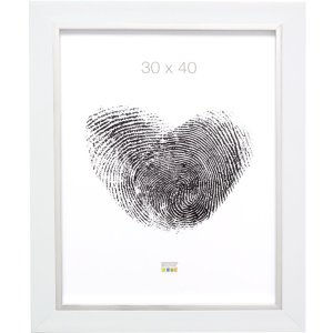 Plastový rám S41N bílý 13x18 cm sklo Premium