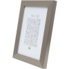 Plastový rám S41VD1 stříbrný 10x15 cm antireflexní sklo