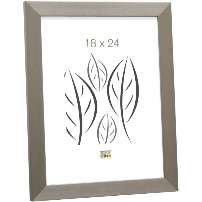 Plastový rám S41VD1 stříbrný 18x24 cm antireflexní sklo