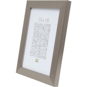 Plastový rám S41VD1 stříbrný 30x40 cm antireflexní sklo