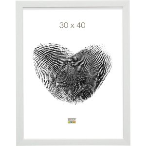 Plastový rám Deknudt S41VF1 bílý 20x30 cm antireflexní sklo