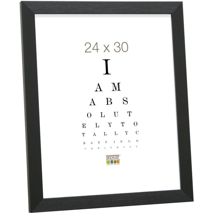 Plastový rám S41VH2 černý 15x20 cm antireflexní sklo